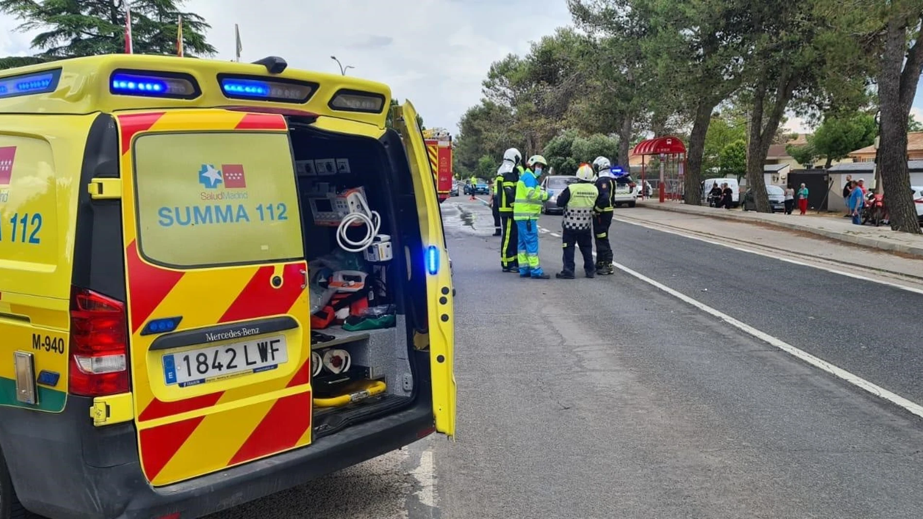 Agreden a un joven de 20 años con un arma blanca en plena calle en Parla