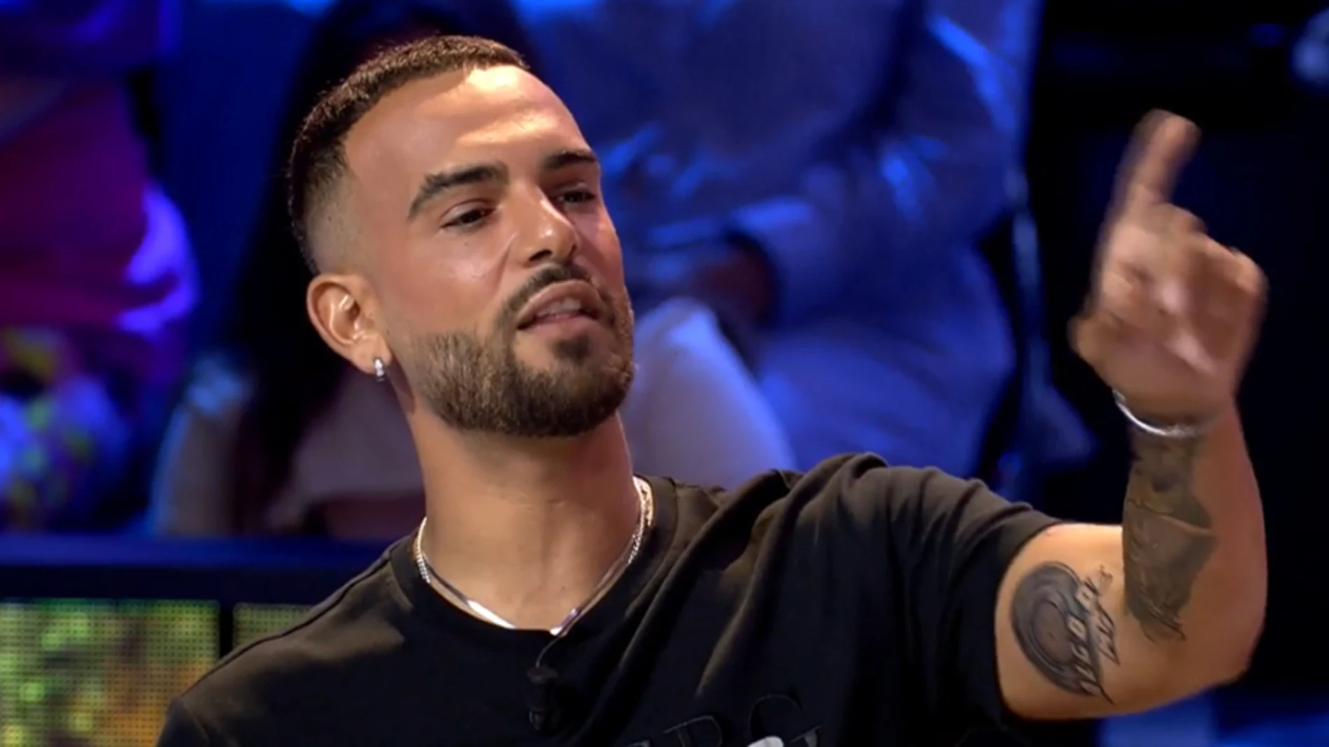Manuel Cortés en el plató de 'Supervivientes 2023'