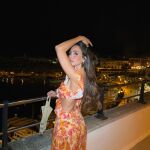 Rocío Osorno con vestido de Zara.