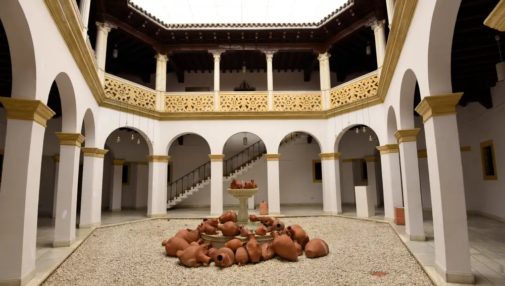 Patio del Pabellón de Estados Unidos de la Exposición Iberoamericana de 1929