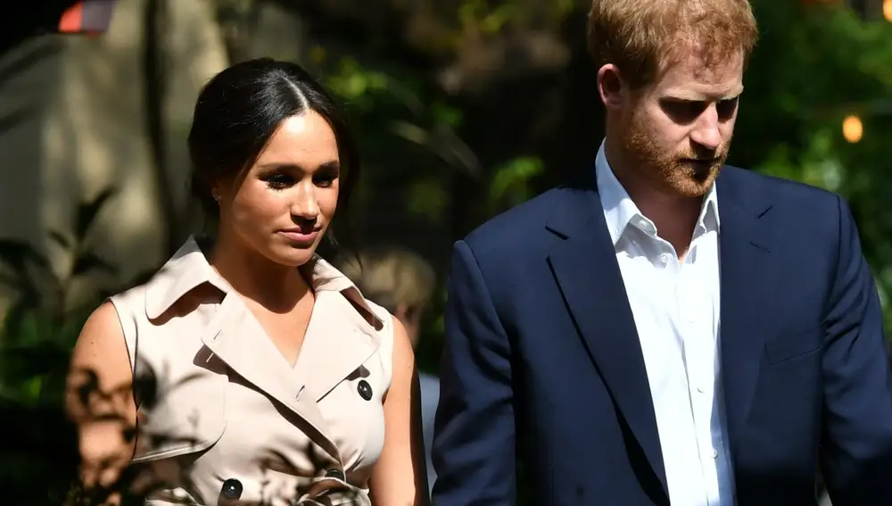 Meghan Markle y el príncipe Harry en una imagen de archivo