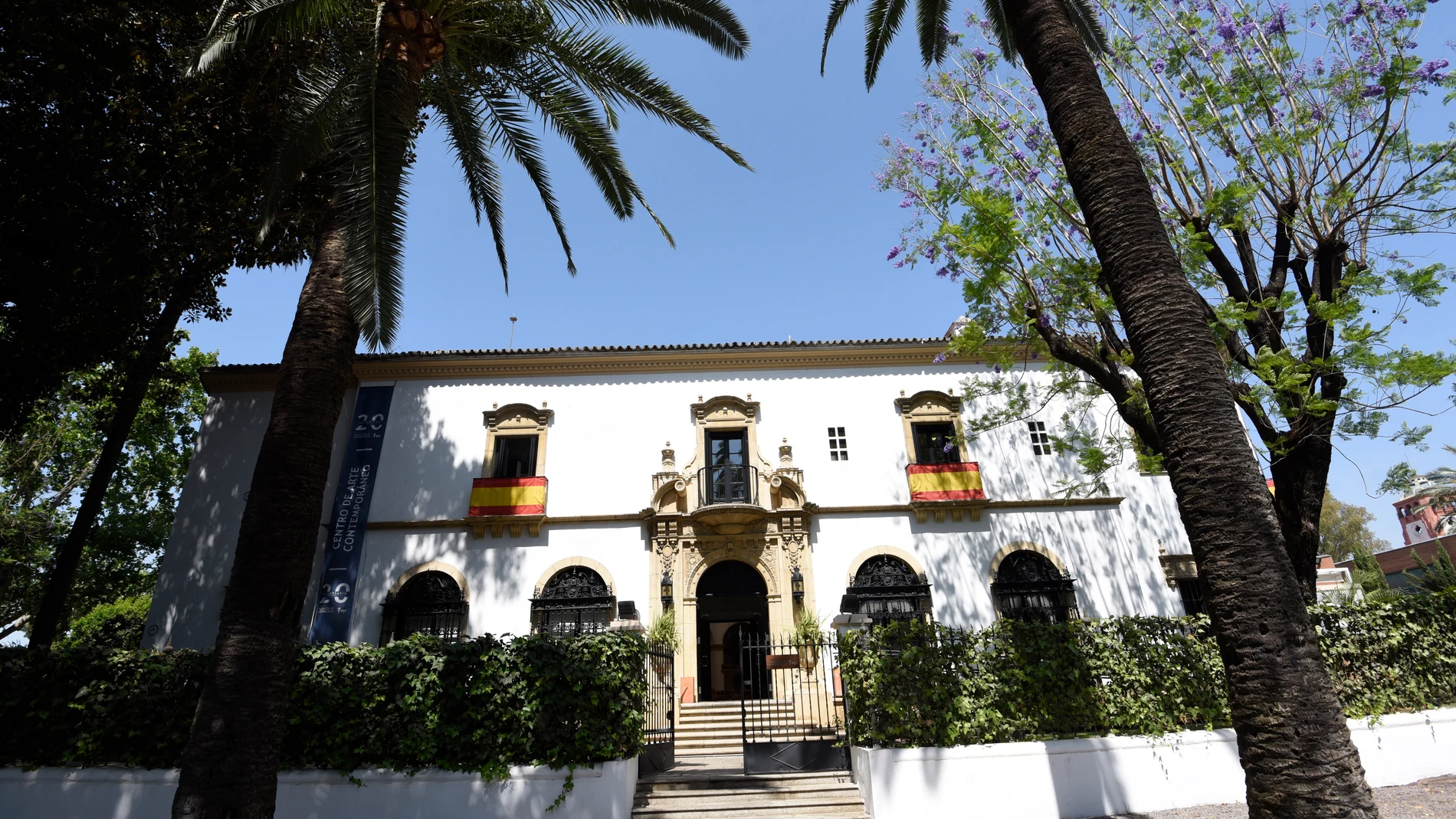 Fachada del Pabellón de Estados Unidos de la Exposición Iberoamericana de 1929, sede de la Fundación Madariaga