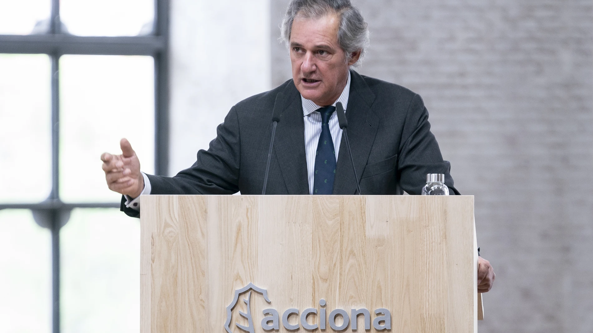 Economía.- Entrecanales afirma que Acciona ha estudiado un traslado, pero "por el momento" no se contempla esa opción