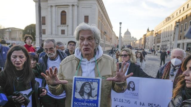 El hermano de la joven desaparecida, Pietro Orlandi