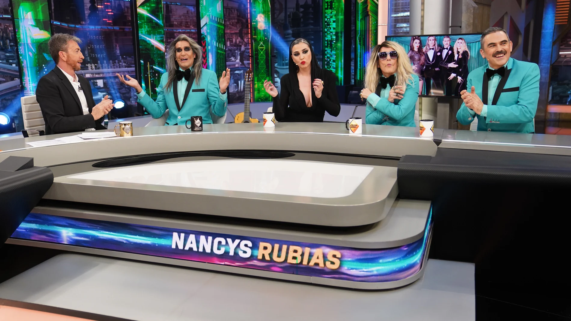 Las Nancys Rubias en el plató de 'El Hormiguero'