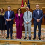 Isabel Diaz Ayuso y consejeros. Investidura Asamblea de Madrid © Alberto R. Roldán
