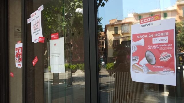 Las tres tiendas que H&M tiene en Palma permanecen cerradas este jueves por la huelga de trabajadores