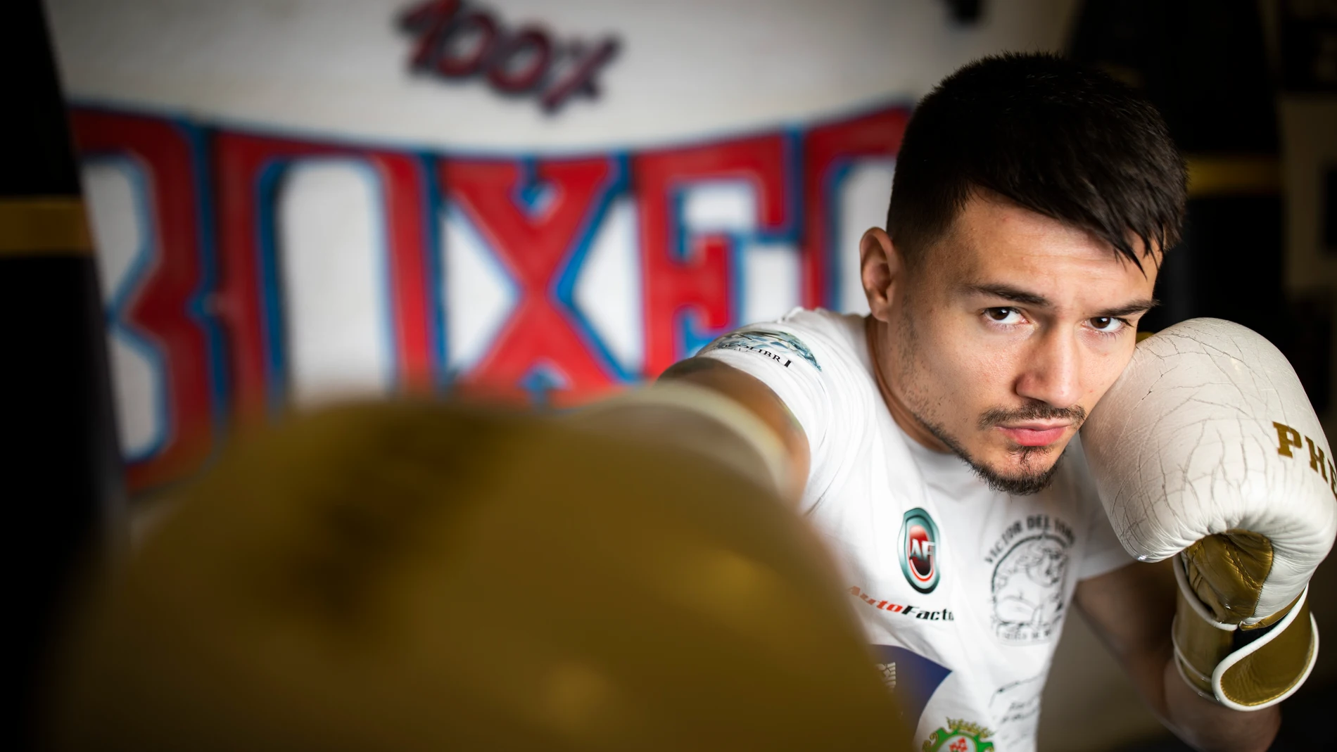Antonio Collado, campeón de España de peso ligero de Boxeo.