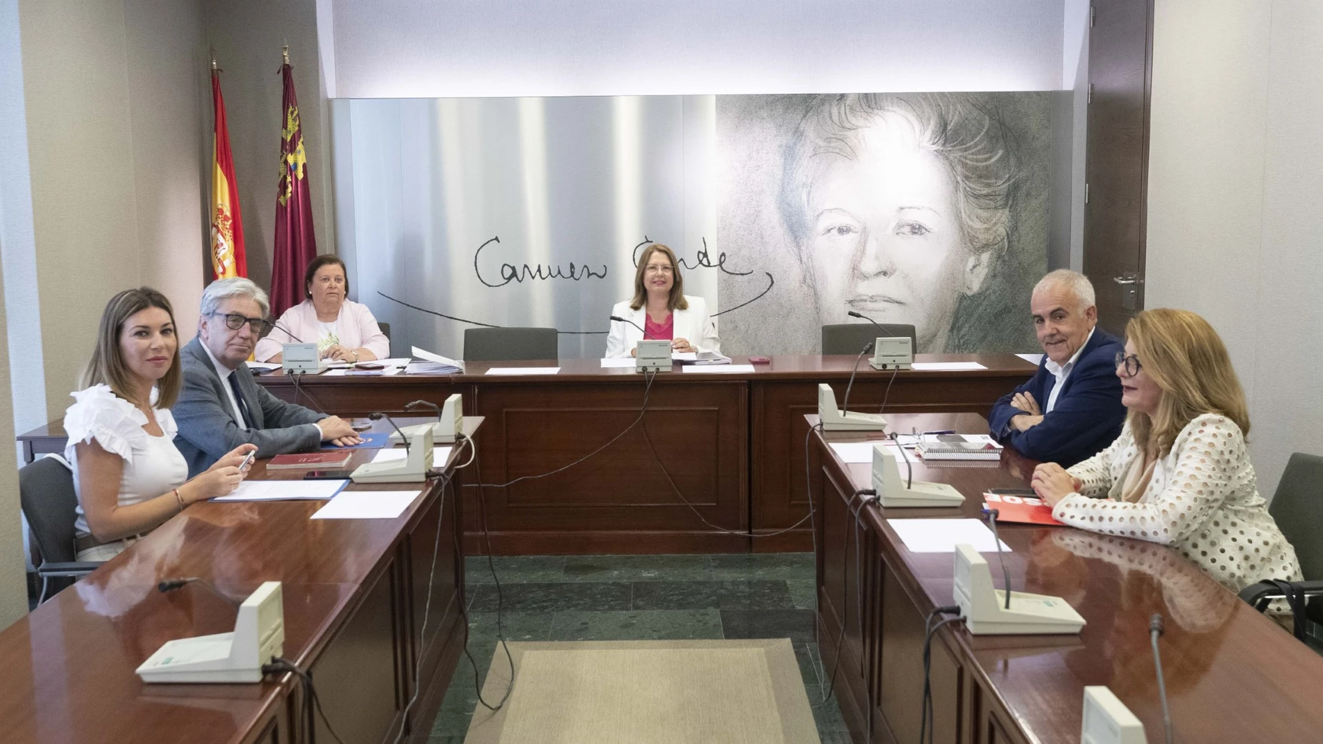 Constitución formal de los cuatro grupos parlamentarios