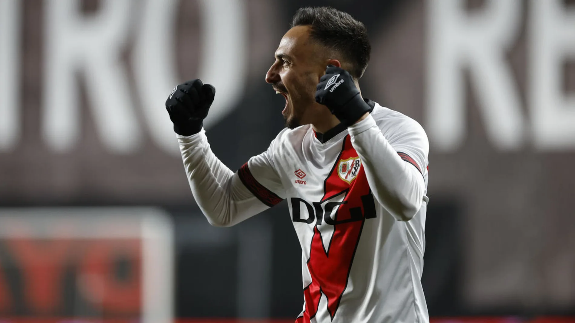 Álvaro García con el Rayo Vallecano
