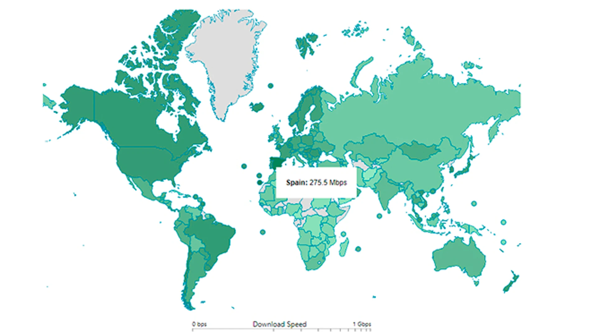 España tiene la mejor velocidad de descarga del mundo, según Cloudfare.