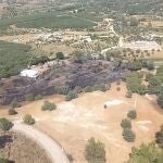 Imágenes del incendio