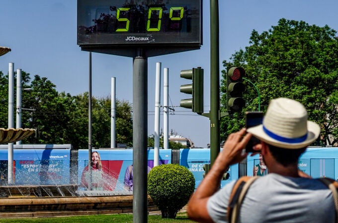 Fuerte ola de calor en Sevilla