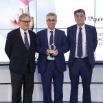 Francisco Marhuenda, Ángel Blanco (director de Organización, Procesos y TIC de Quirónsalud) y Sergio Alonso 