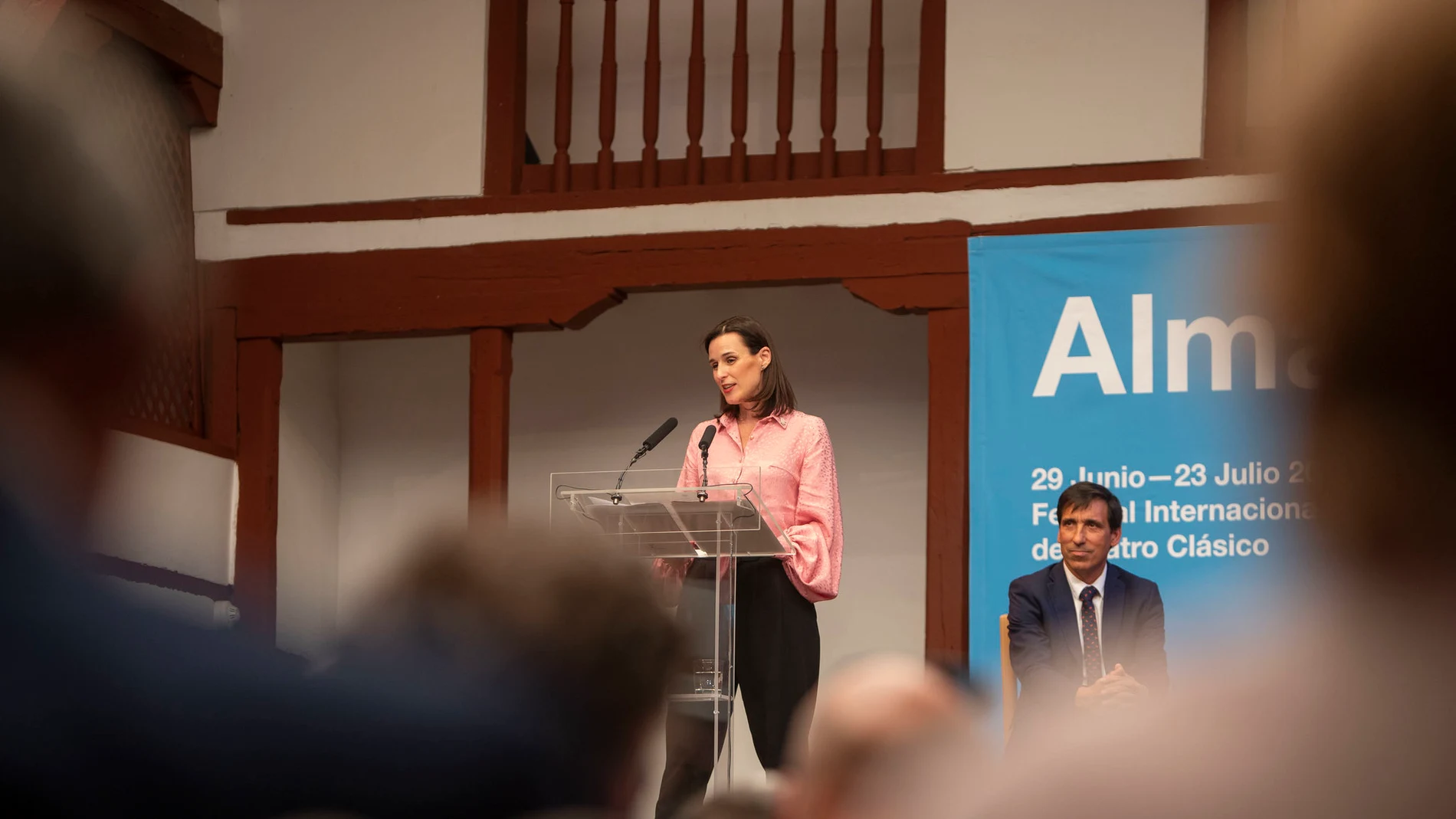 Irene Pardo, en el Corral de Comedias de Almagro