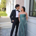 María García de Jaime y Tomás Páramo en la boda de Courtois.