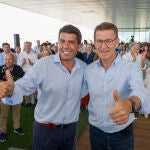 Feijóo legitima los pactos electorales y destaca el ejemplo de Carlos Mazón