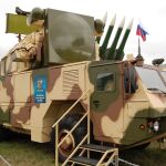 Un sistema de defens de fabricación rusa TOR-M2E 