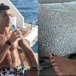 Sale a luz la verdadera razón por la que Cristiano Ronaldo se pinta las uñas de los pies