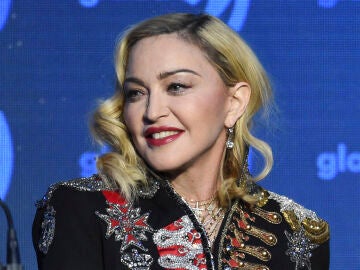 FILE - Madonna appears at the 30th annual GLAAD Media Awards in New York on May 4, 2019, in New York. Madonna has postponed her career-spanning 2023 &lsquo;Celebration&rsquo; tour due to &lsquo;serious bacterial infection&rsquo; and ICU stay, her manager Guy Oseary confirmed on Wednesday. The tour was set to kick-off in Vancouver on July 15. (Photo by Evan Agostini/Invision/AP, File)