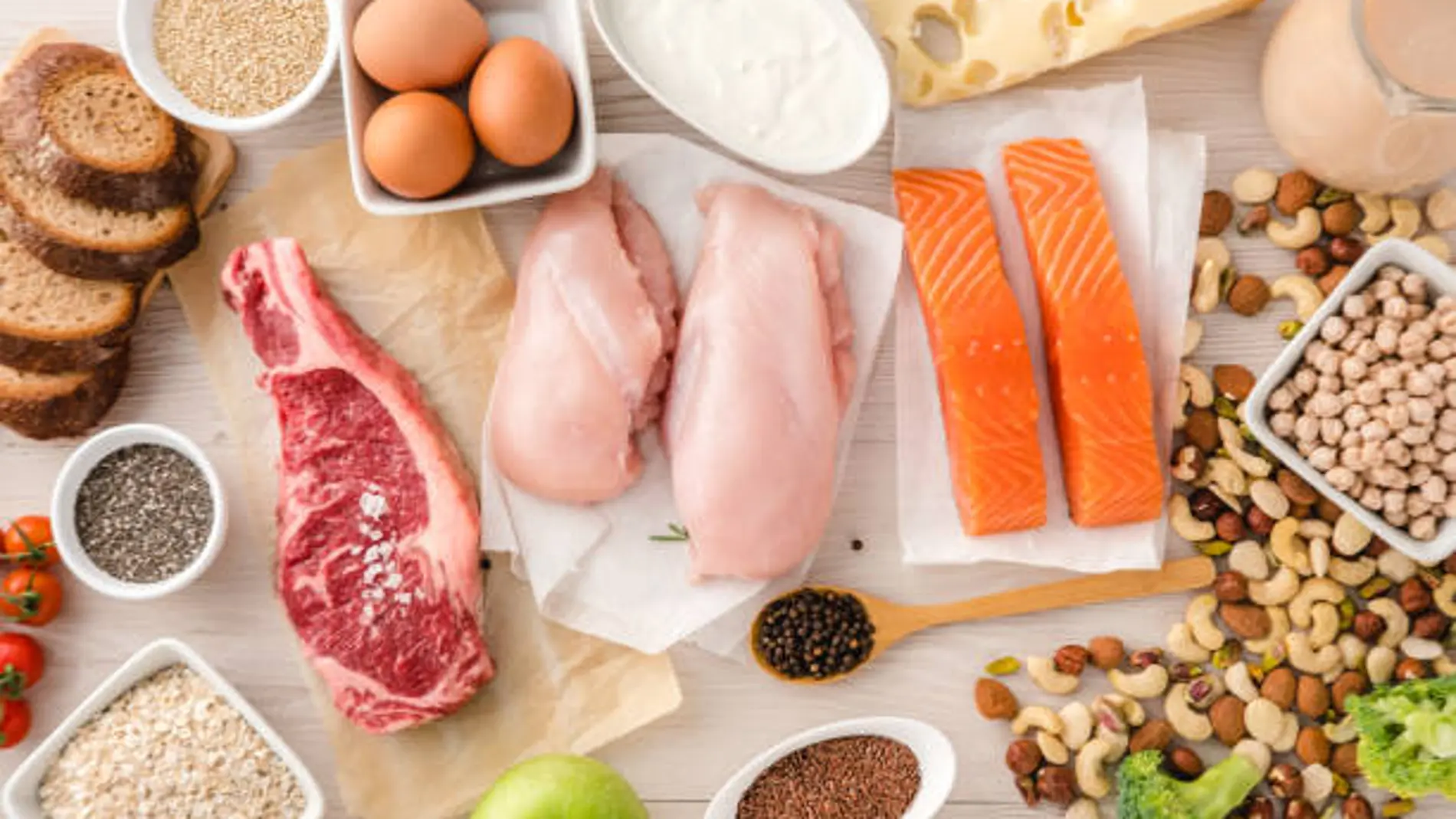 Alimentos con un contenido alto en proteínas