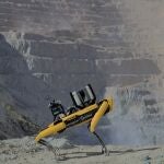 En la imagen, uno de los robots que utiliza la compañía para monitorizar el terreno