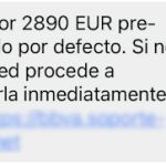 SMS fraudulento