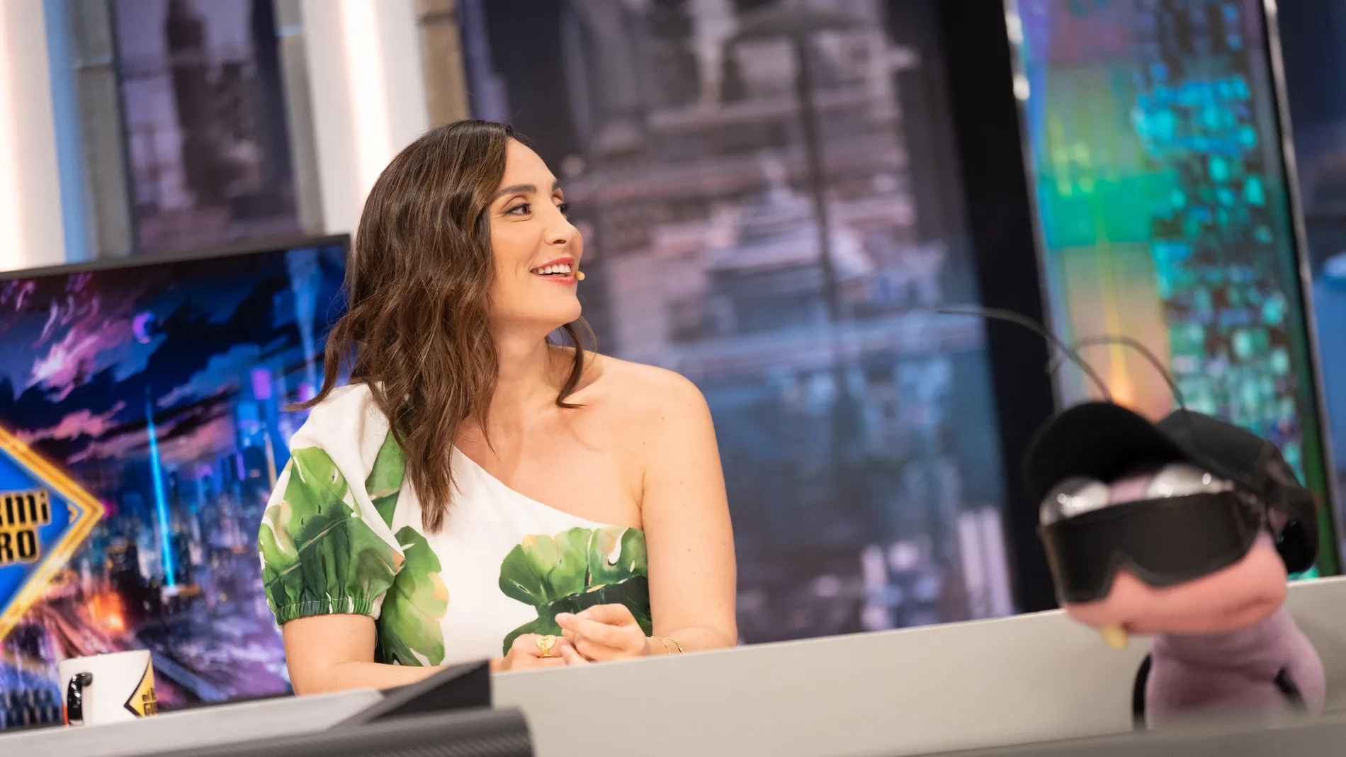Tamara Falcó con vestido de rebajas de su colección.