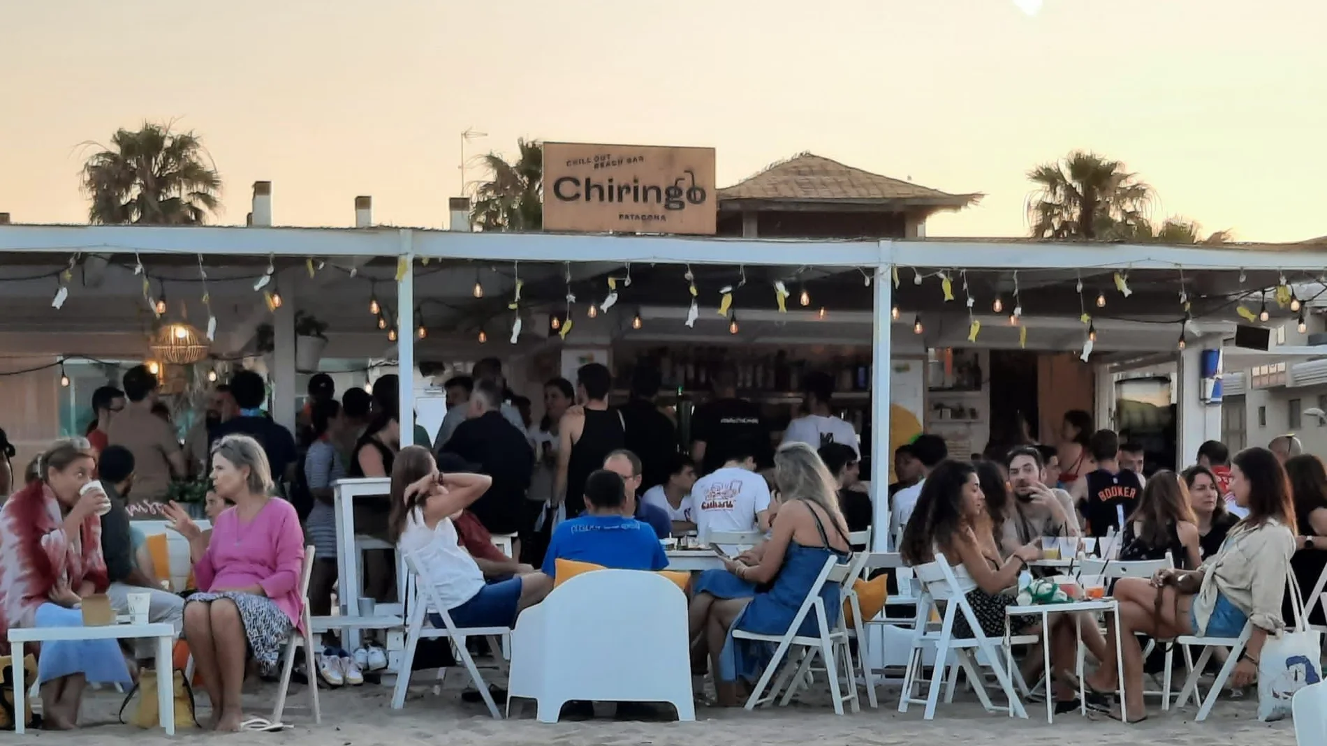 Imagen de archivo de un chiringuito.