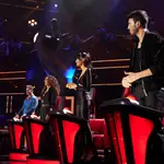 Los coaches en la gala