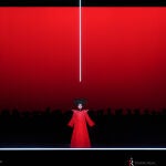 La escenografía de «Turandot» cuenta con siluetas a contraluz y un universo oriental metafórico