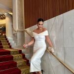 Vicky Martín Berrocal con vestido rebajado.
