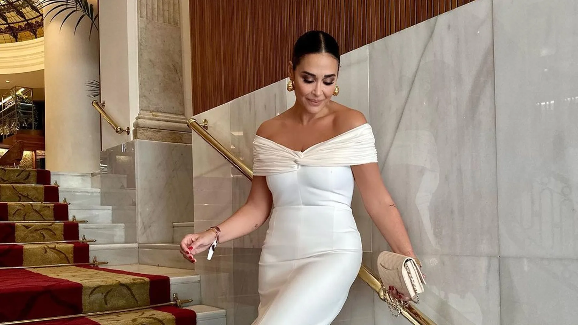 Vicky Martín Berrocal con vestido rebajado.