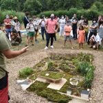 Presentación de la maqueta de aspecto final de Lugar de Reque en Lugo, espacio de permacultura