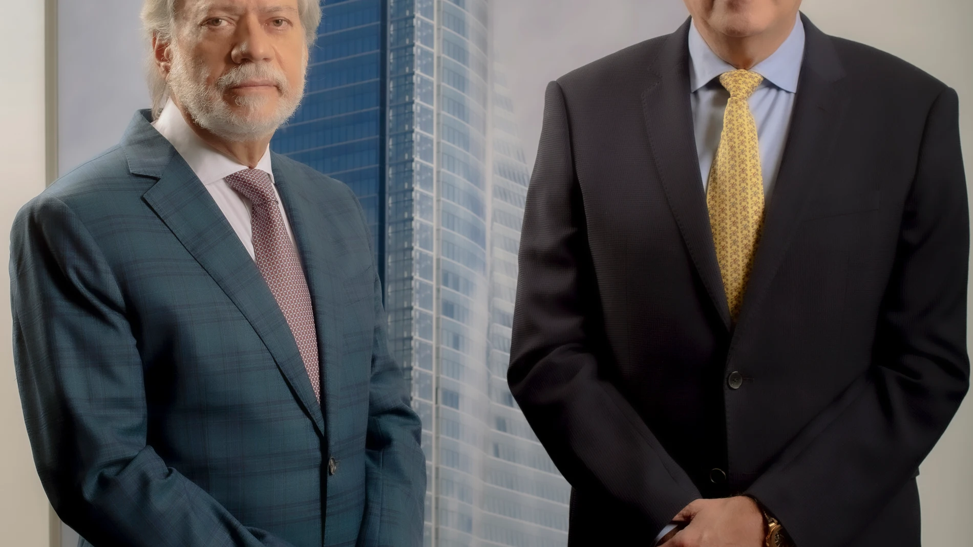 Luis Amodio, Presidente ejecutivo de OHLA (izq.), y Mauricio Amodio, Vicepresidente ejecutivo de la compañía
