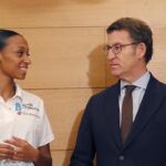 Alberto Núñez Feijóo y Ana Peleteiro