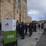 Exterior de la Catedral de Segovia donde se ha desarrollado el acto de entrega de los premios