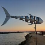 Una de las icónicas obras de Pedro Barberá ubicada en el litoral gaditano