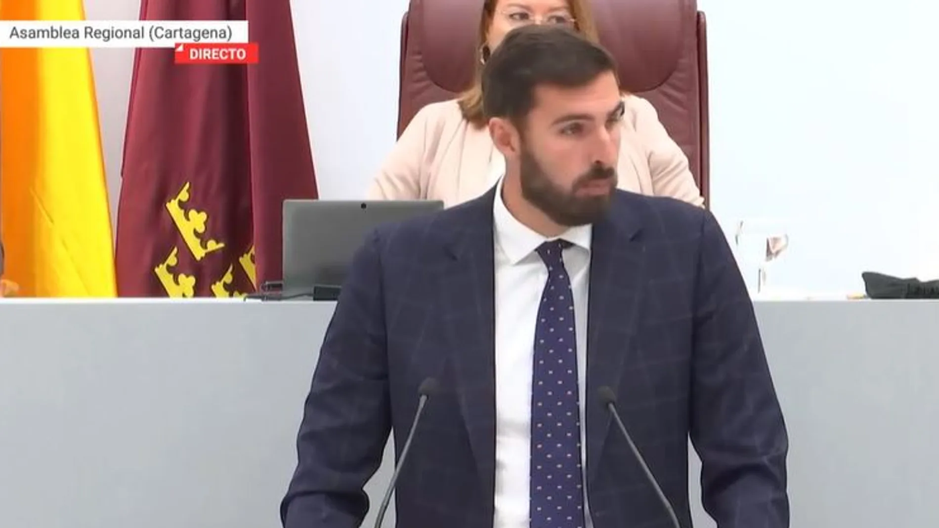 Antelo (Vox): "Van a sacrificar Murcia por mandato de Núñez Feijóo"