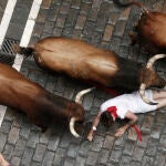 Primer encierro de los sanfermines 2023