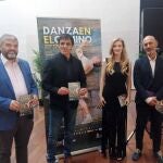La viceconsejera de Acción Cultural, Mar Sancho, y el coreógrafo y director del proyecto Alberto Estébanez presentan "Danza en el Camino"