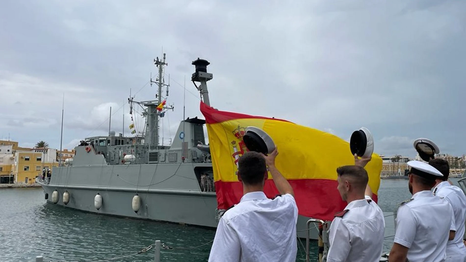 El cazaminas "Tajo", tras un reciente despliegue en una de las agrupaciones navales de la OTAN