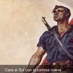 Fragmento del anuncio electoral de Falange