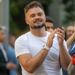 Gabriel Rufián (ERC), en un acto de la campaña electoral para el 23J