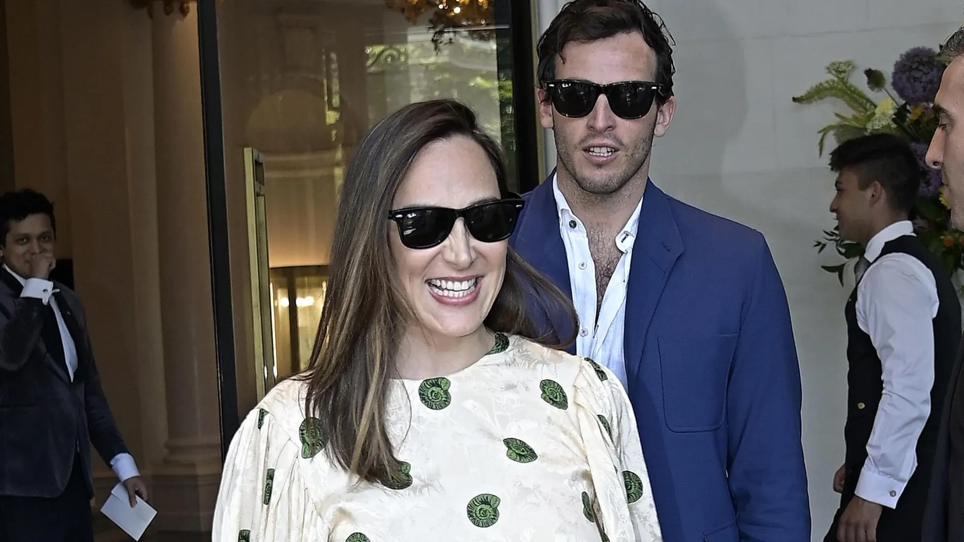 Tamara Falcó con el primer vestido de casada.