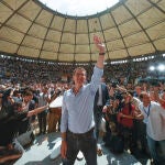Feijóo en acto de campaña en Pontevedra