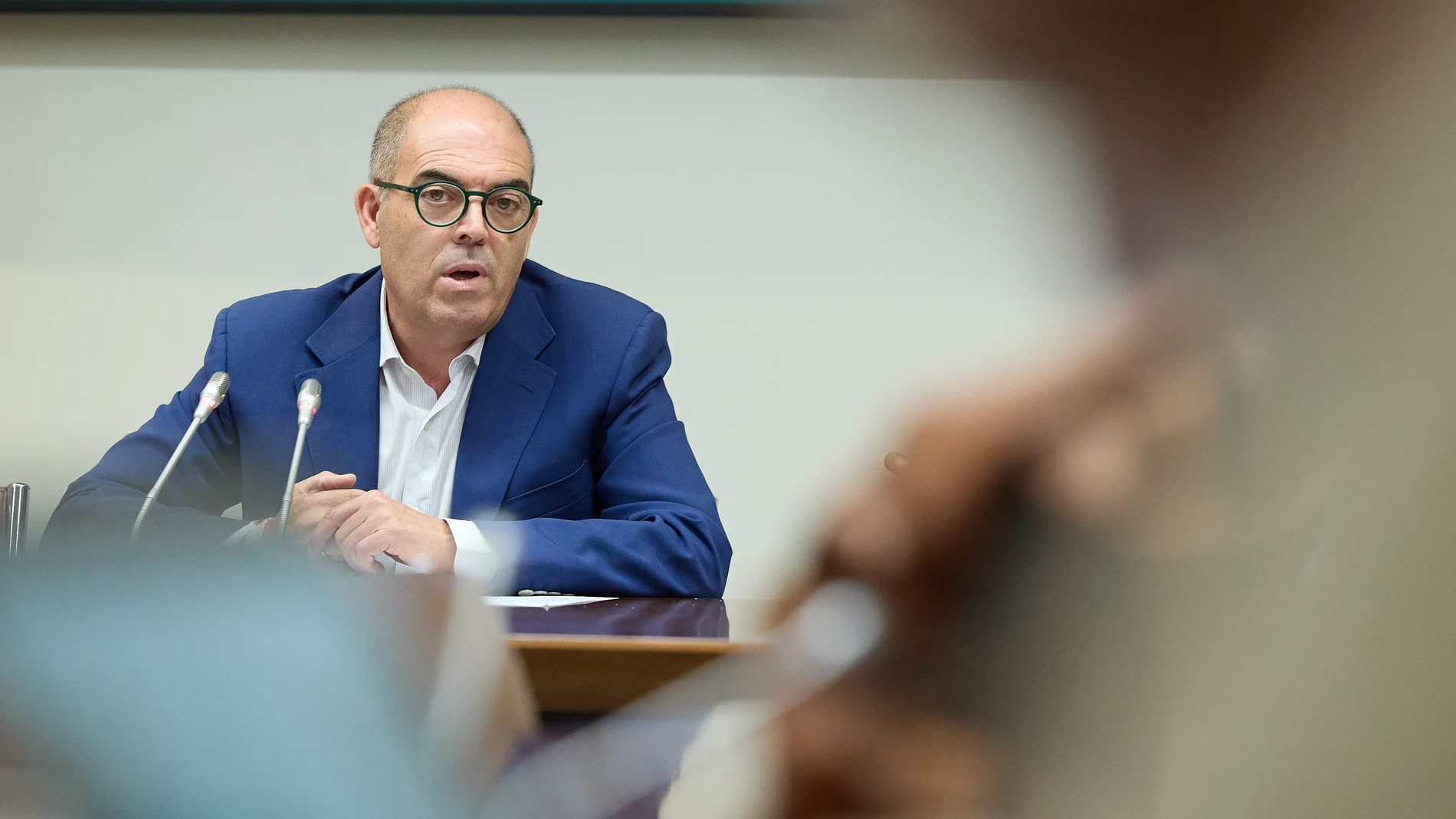 El presidente de la Federación Nacional de Asociaciones de Trabajadores Autónomos (ATA), Lorenzo Amor, presenta los principales datos del XVIII Barómetro de ATA, en el Edificio CEOE, a 10 de julio de 2023, en Madrid.