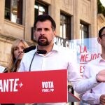 Tudanca, durante el acto de campaña celebrado este lunes en Salamanca