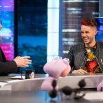 El youtuber TheGrefg en su visita a El Hormiguero con Pablo Motos en 2021