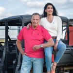 Bertín Osborne y Gabriela Guillén en una campaña de El Capote